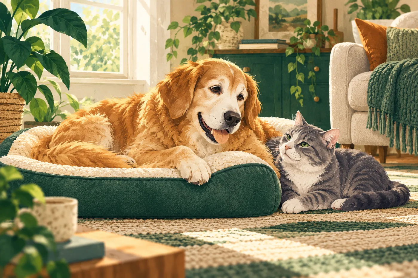 Category illustration for Beds and Home; not a depiction of Ultimate Dog Bed & Lounge