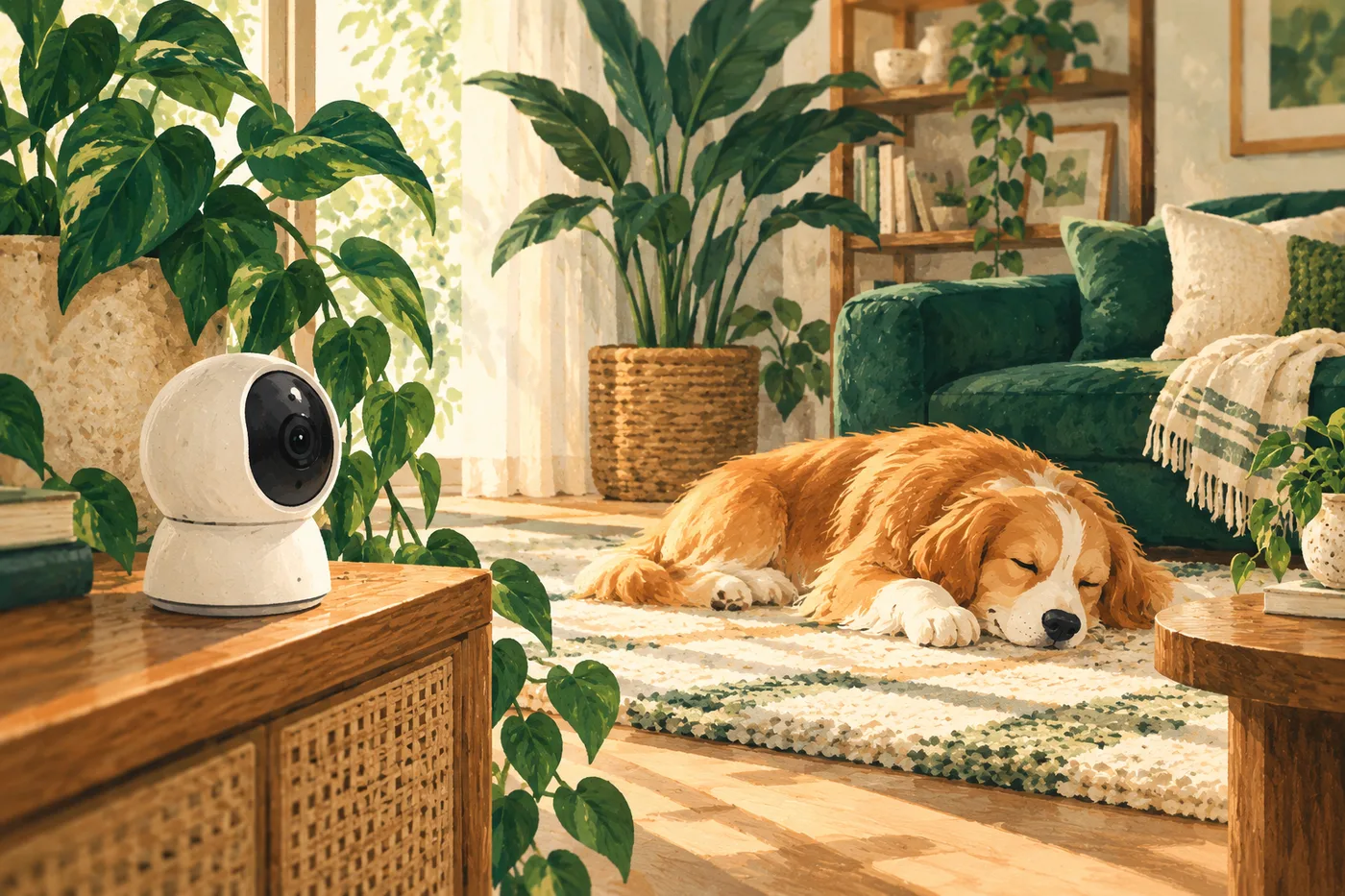 Category illustration for Pet Cameras; not a depiction of Furbo 360 Dog Camera
